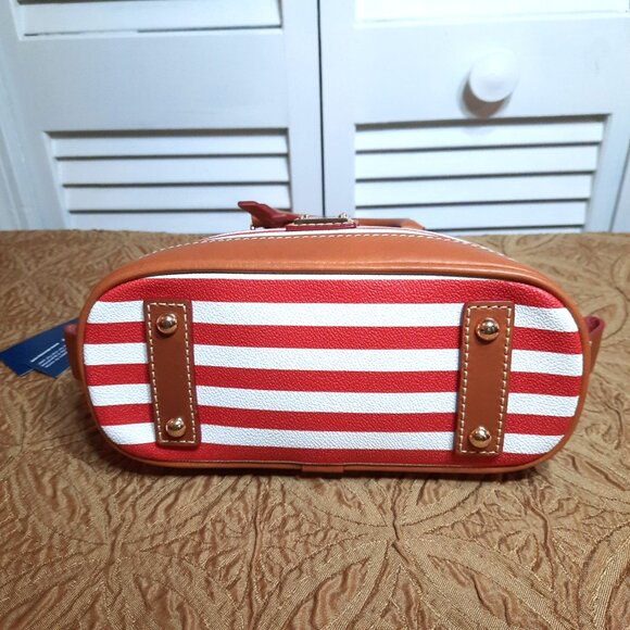 Dooney & Bourke Bitsy Bag NWT Dooney Bourke Red and White Striped Bitsy Bag - Picture 3 of 14